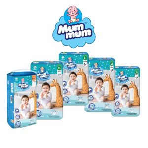 Mum Mum Aki Pants System Baby Diaper Size S 4-8kg